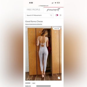 Free people good karma onsie